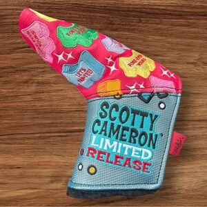 New Scotty Cameron Gallery 1 of 1  PATCHWORK Headcover RARE Limited Release Golf